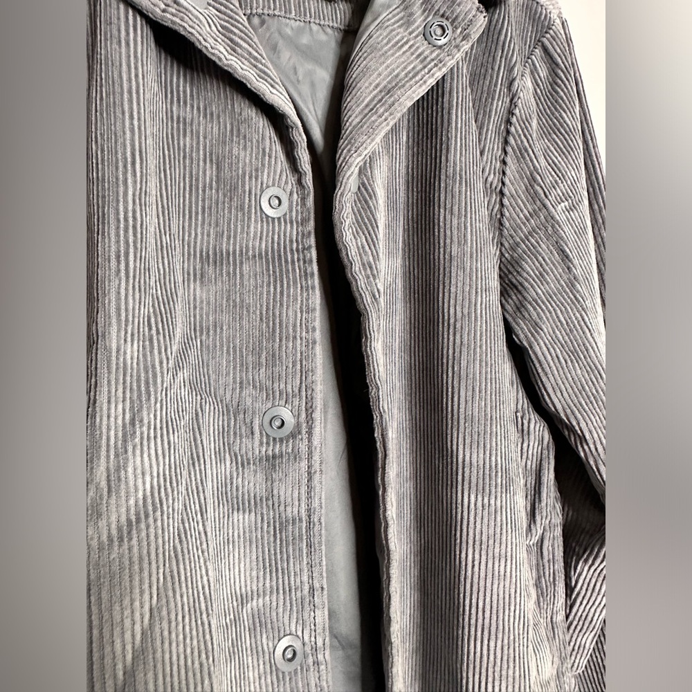 Hollister Mens Blue/Gray Corduroy Jacket. Size XS - Picture 4 of 7